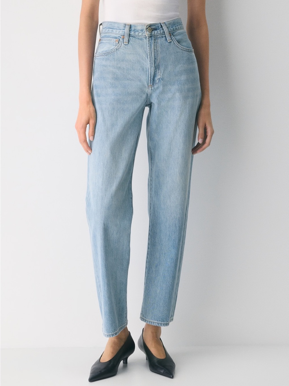 Denim Forum The '90s Marlo Hi-Rise Baggy Jean